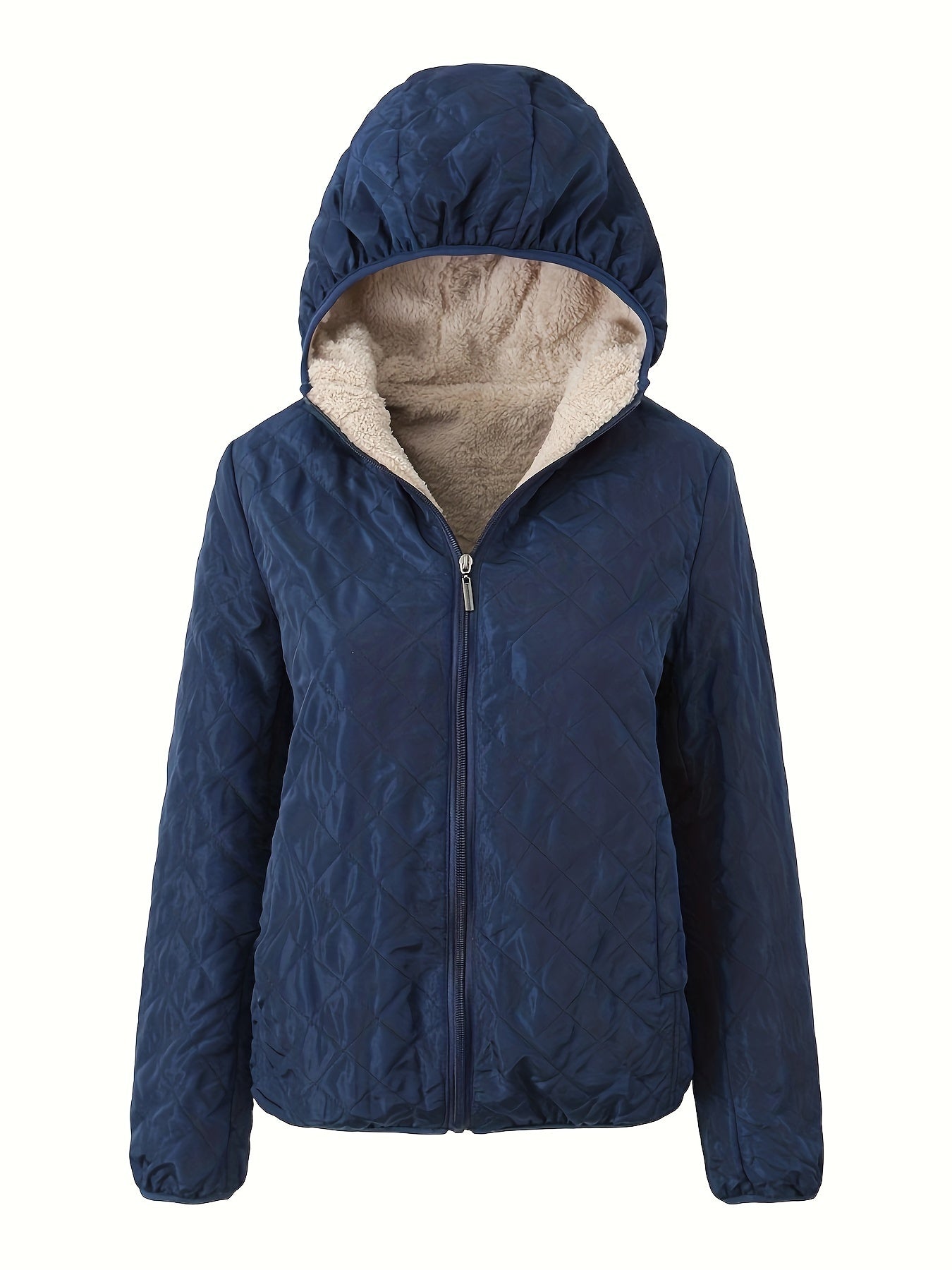 Emma | Padded Jacket with Zip and Hood