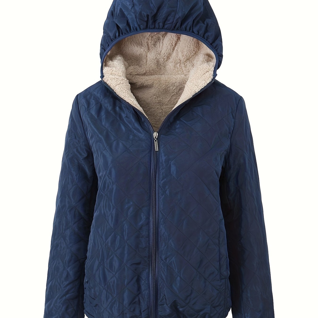 Emma | Padded Jacket with Zip and Hood