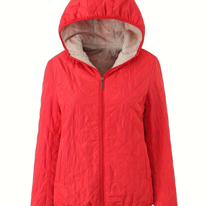 Emma | Padded Jacket with Zip and Hood