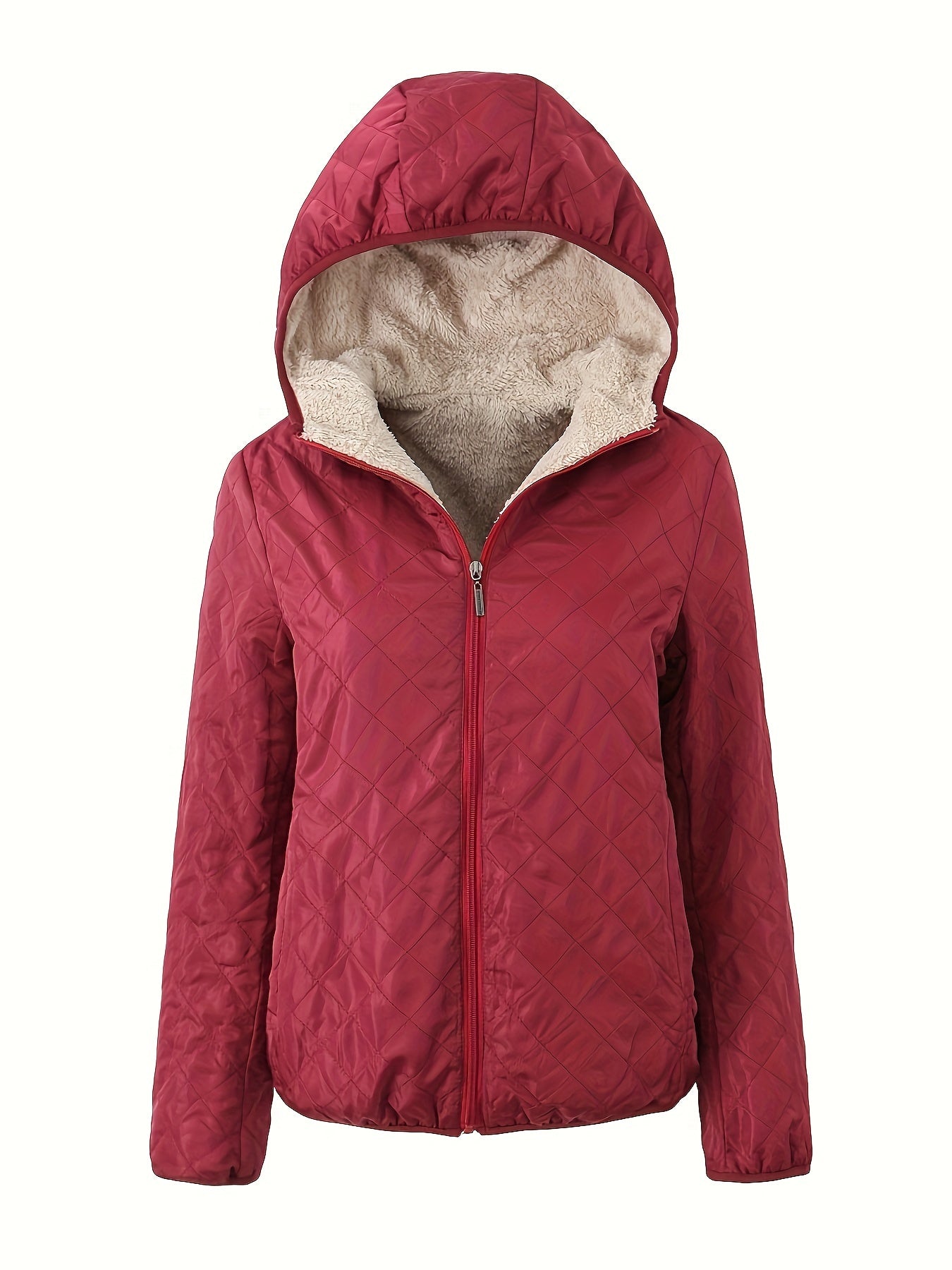 Emma | Padded Jacket with Zip and Hood