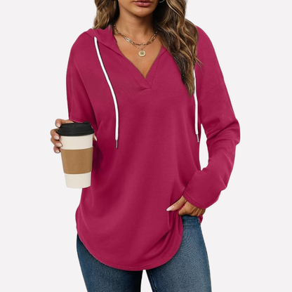 Felpa pullover oversize da donna