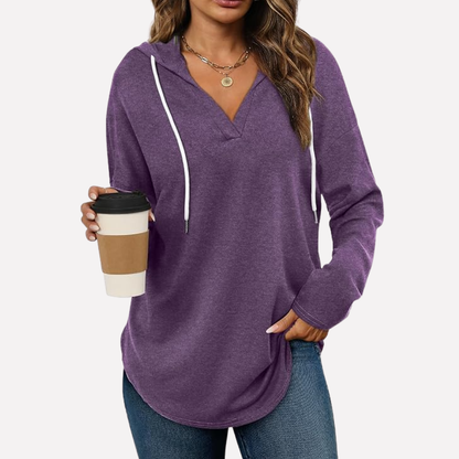 Felpa pullover oversize da donna