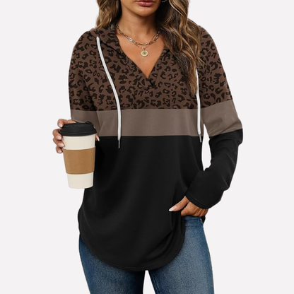 Felpa pullover oversize da donna