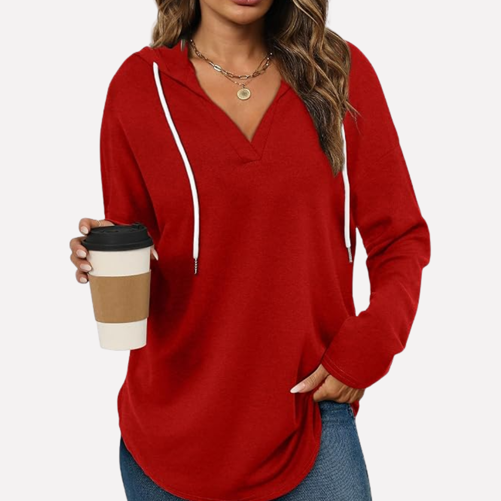 Felpa pullover oversize da donna