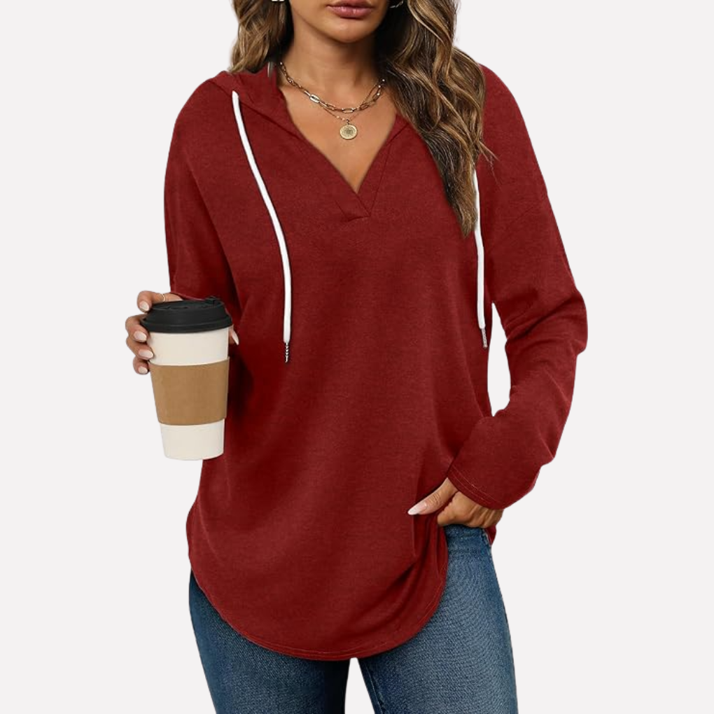 Felpa pullover oversize da donna