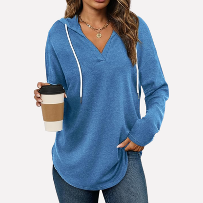 Felpa pullover oversize da donna