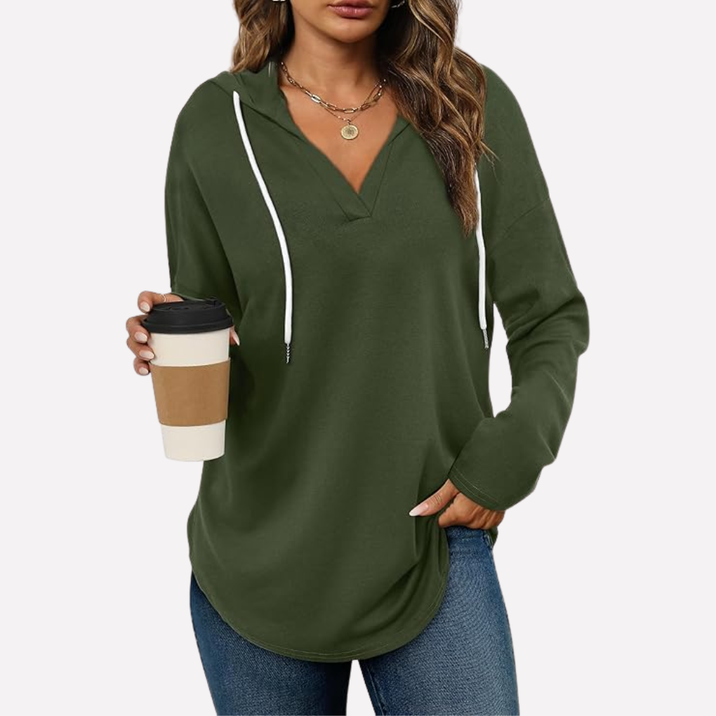 Felpa pullover oversize da donna