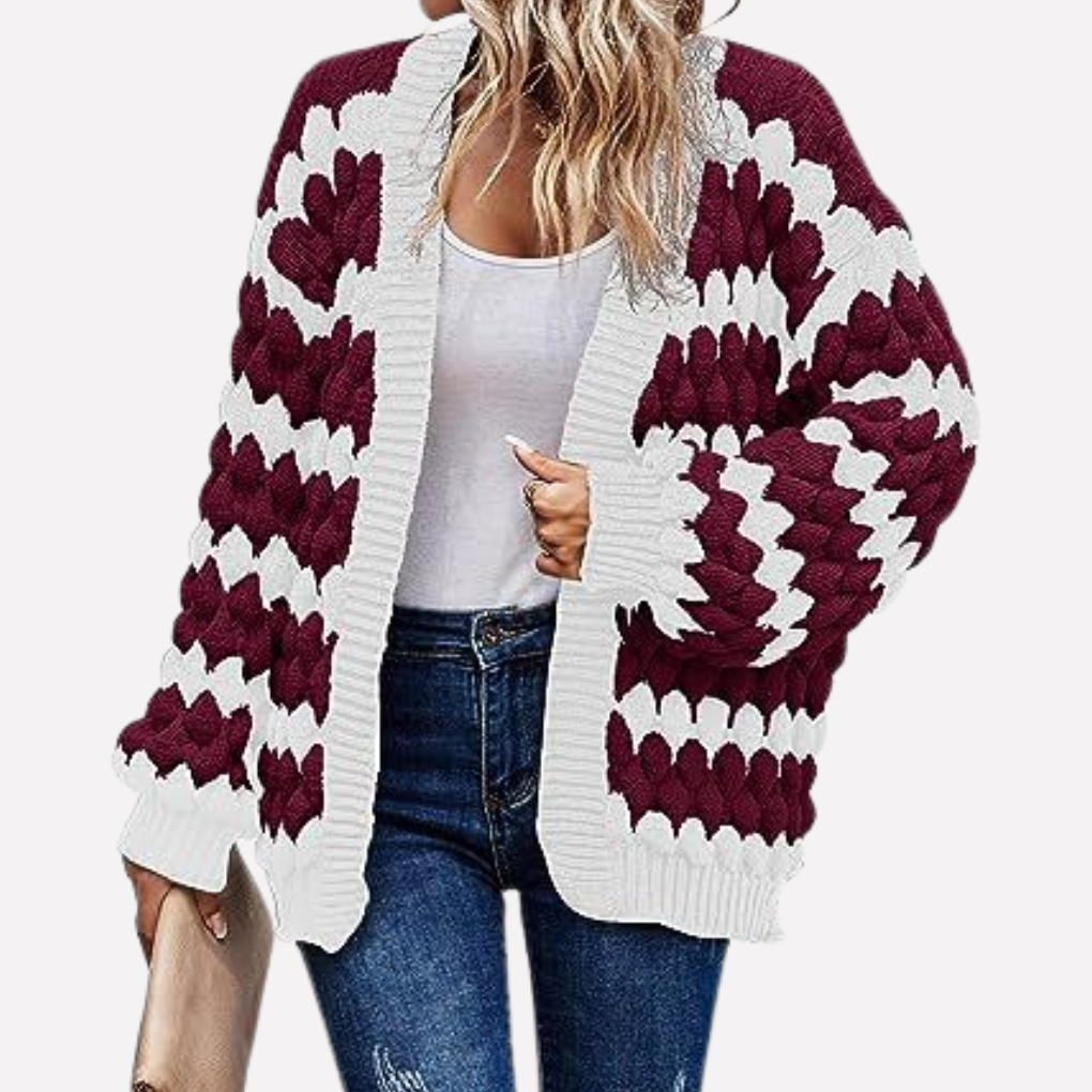Ladies Open-Front Cardigan – Stylish and Versatile Layering Piece