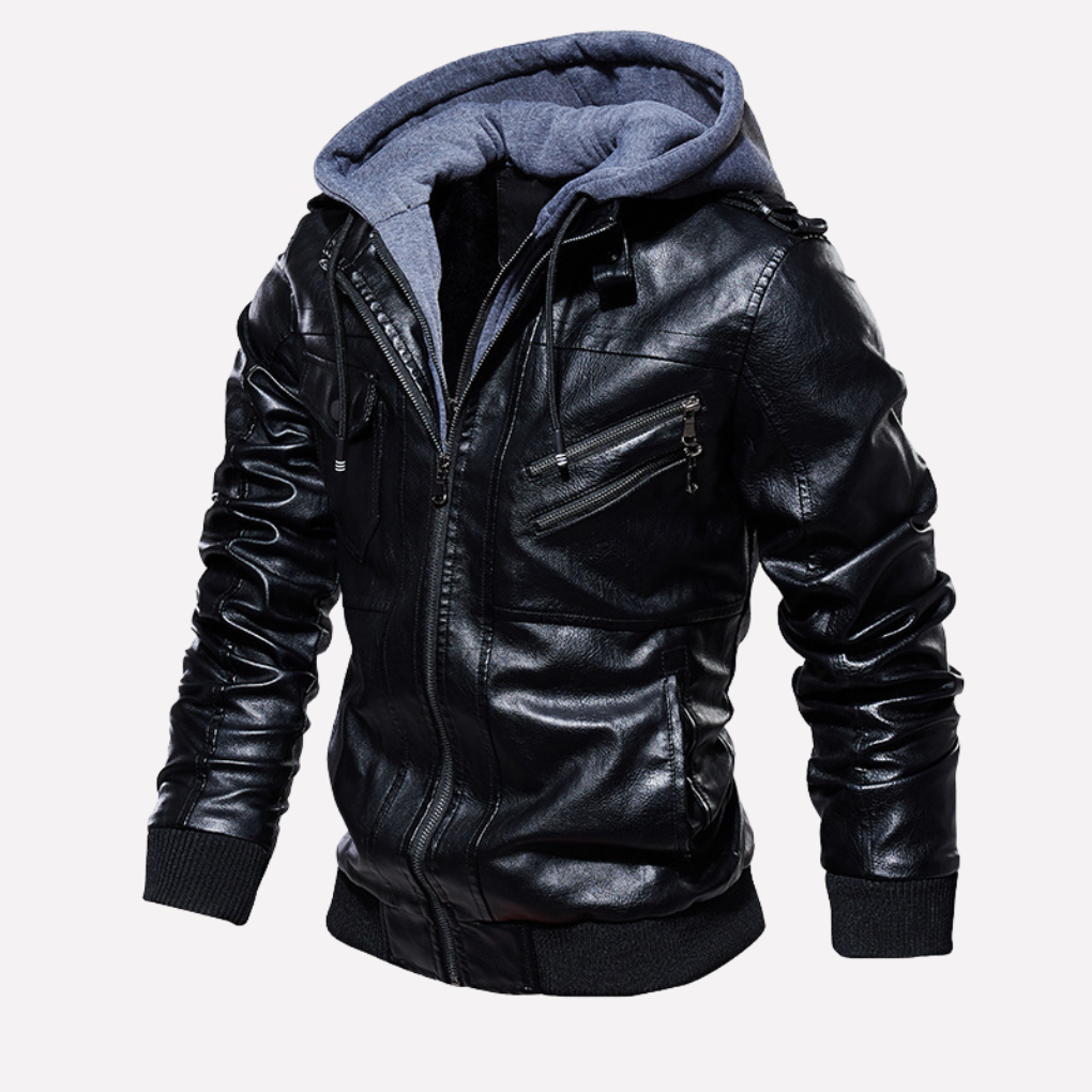 Men's Winter Coat with Fur Collar