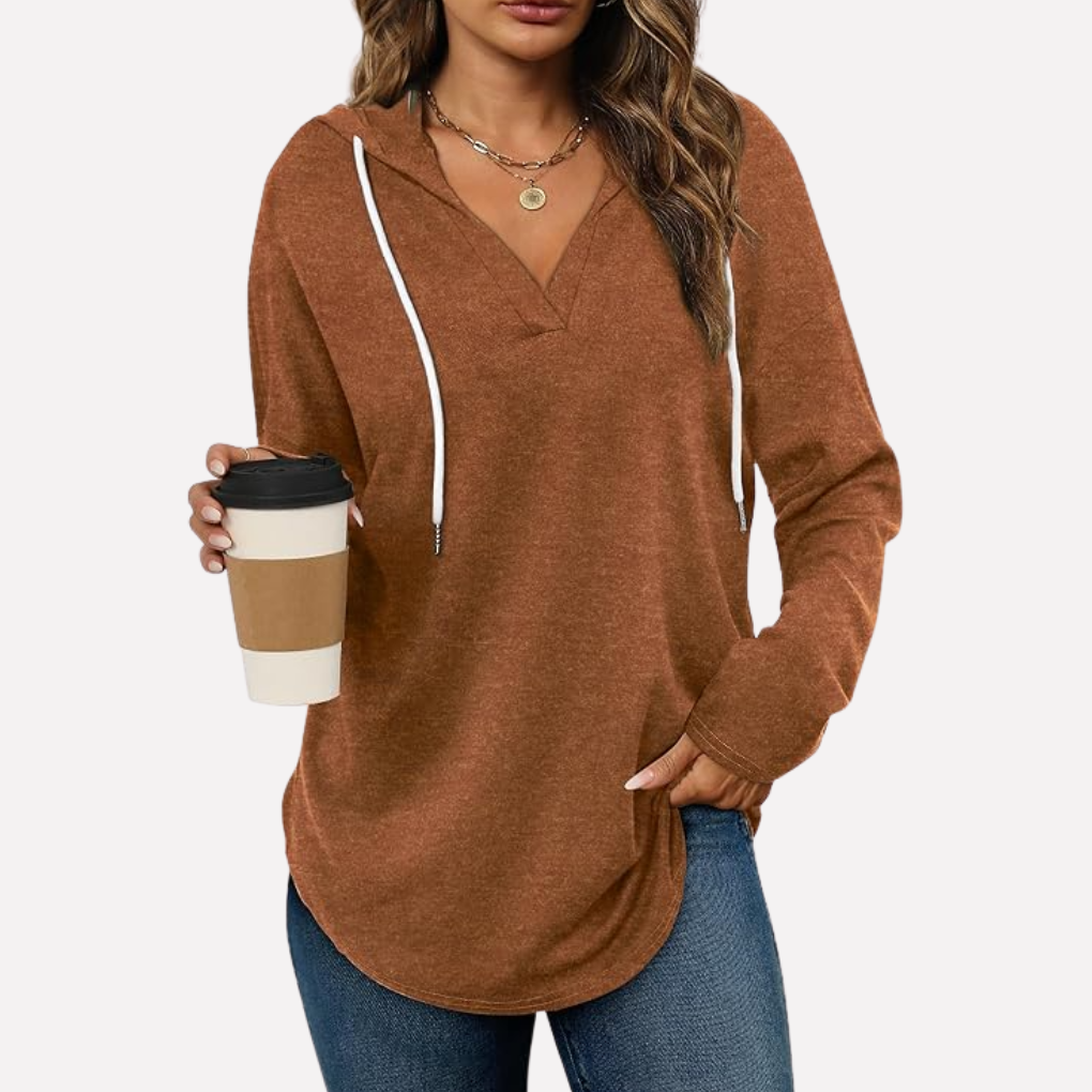 Felpa pullover oversize da donna