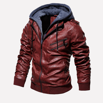 Men's Winter Coat with Fur Collar