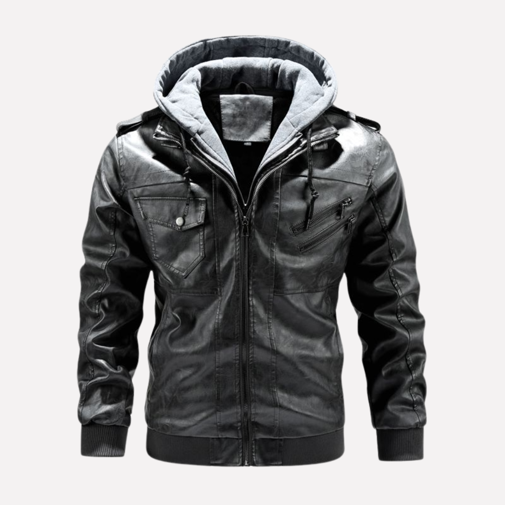 Men's Winter Coat with Fur Collar