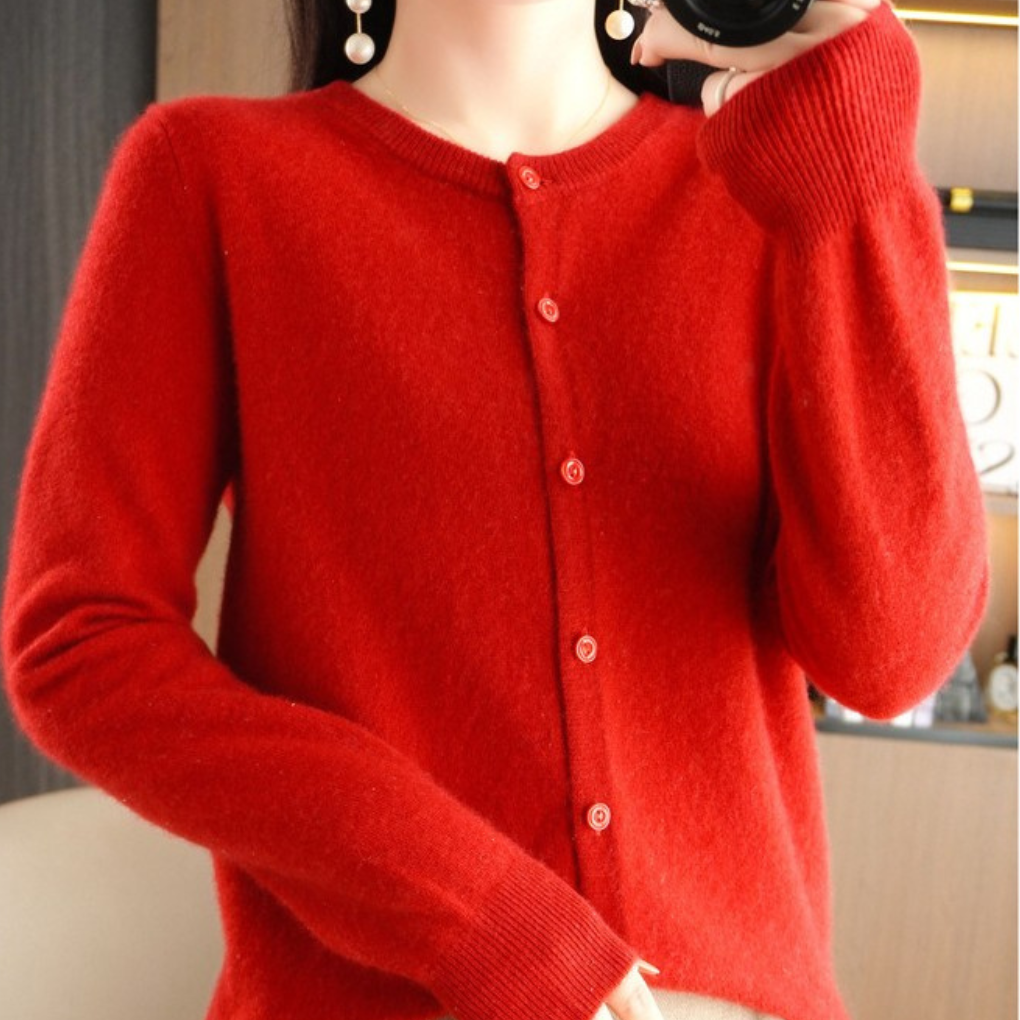 Comfortable Women's Knitted Cardigan for Everyday Wear