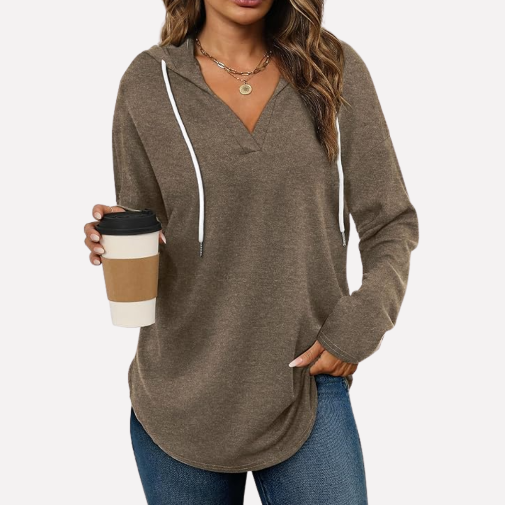 Felpa pullover oversize da donna