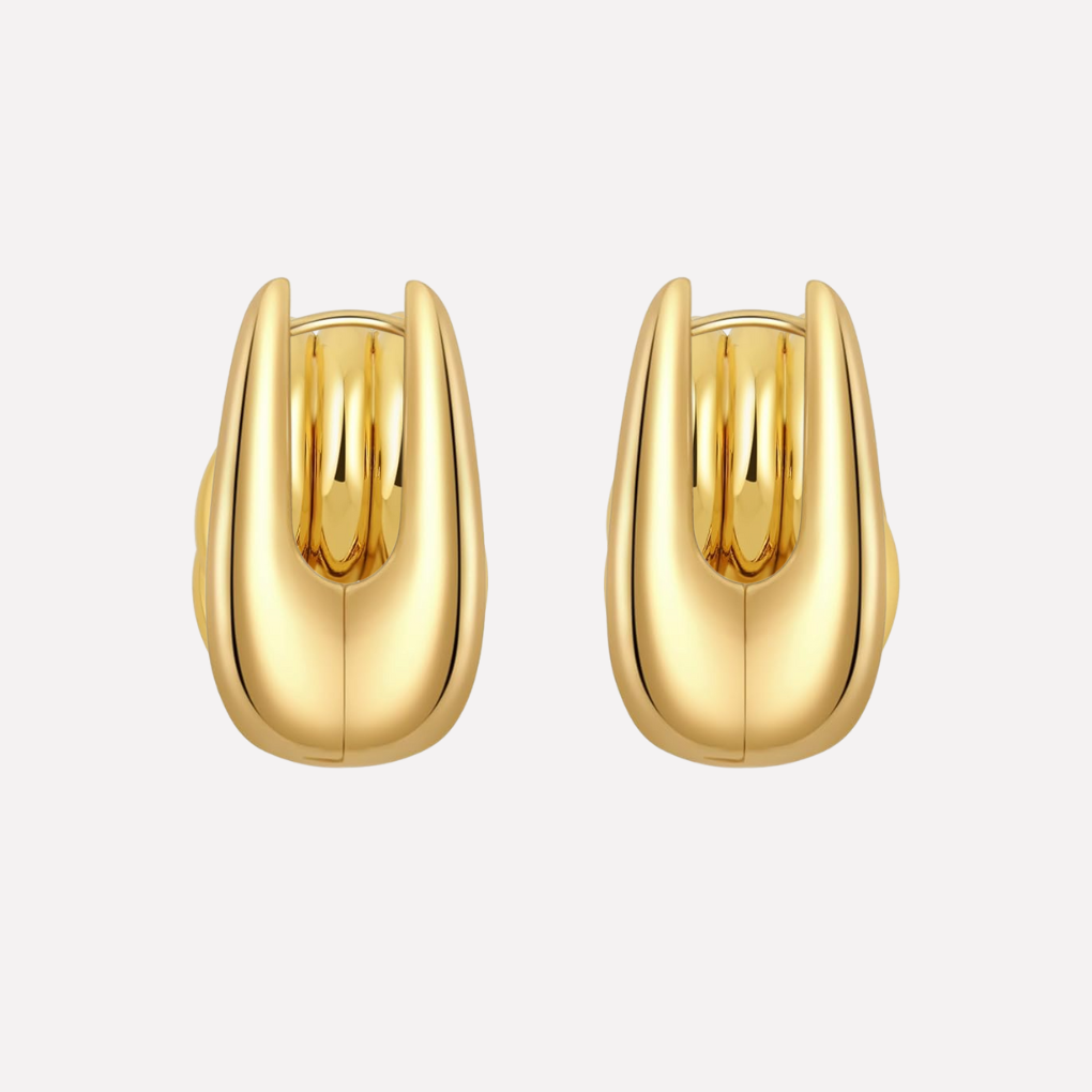 Gold Knot Drop Earrings