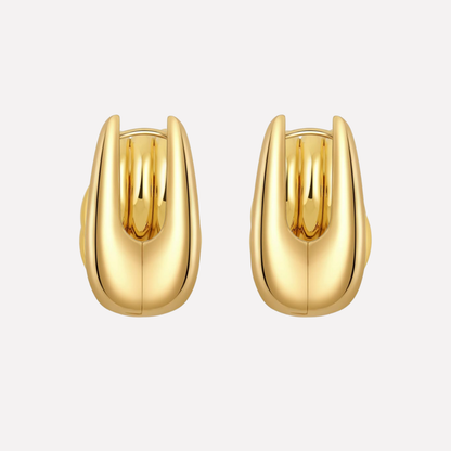 Gold Knot Drop Earrings
