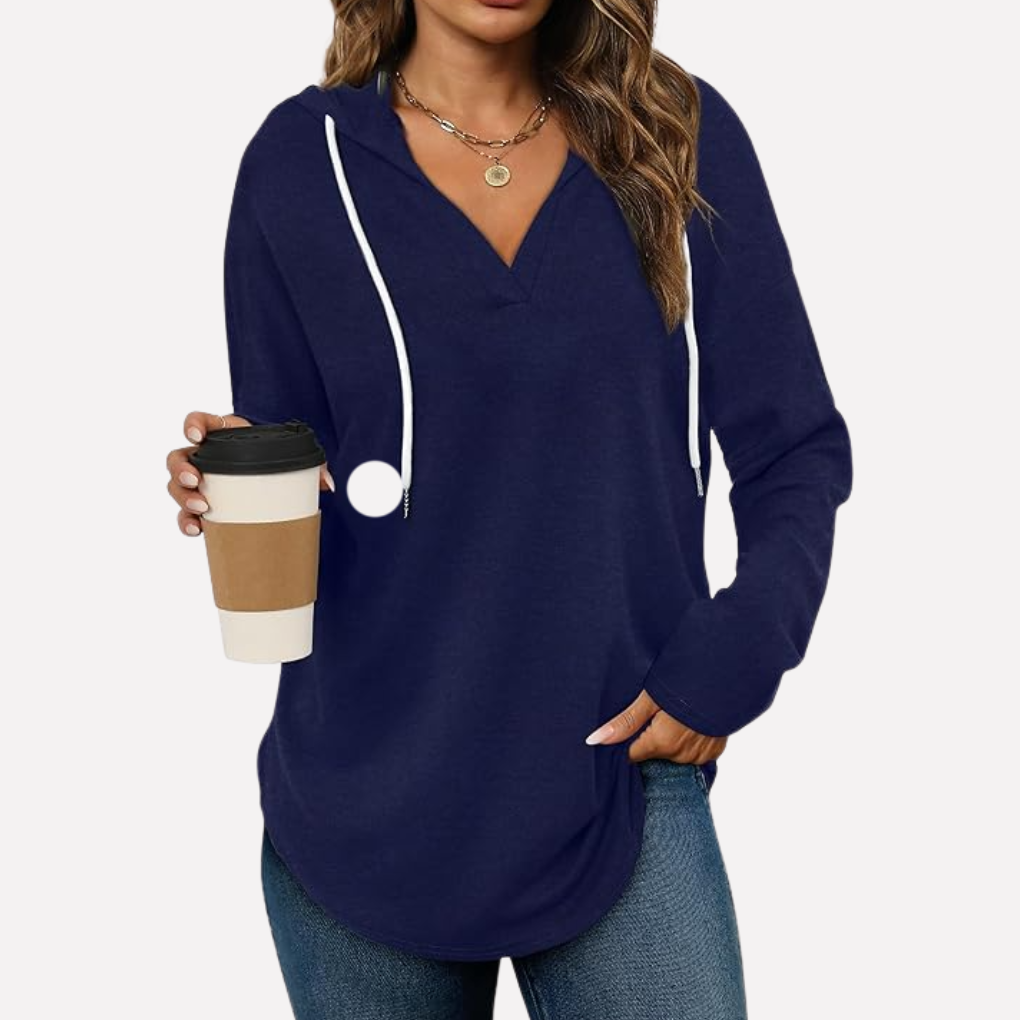 Felpa pullover oversize da donna