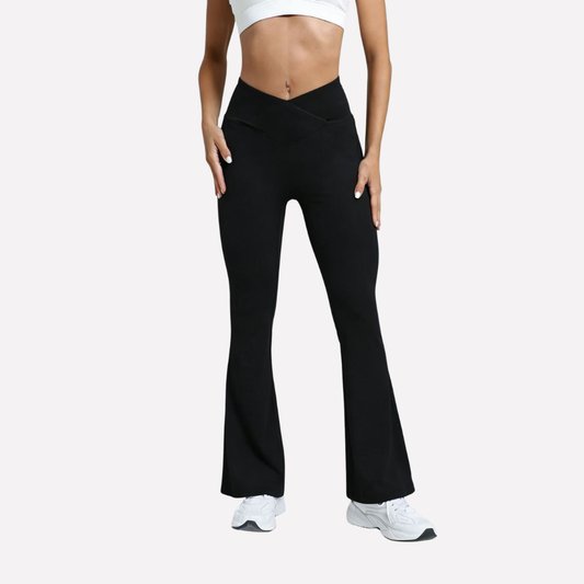 Leggings de mulher com boca de sino