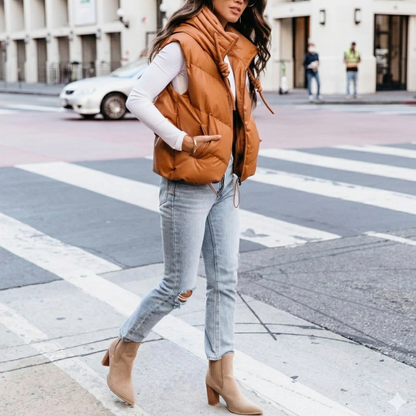 Gilet imbottito corto