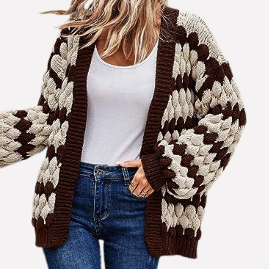 Ladies Open-Front Cardigan – Stylish and Versatile Layering Piece