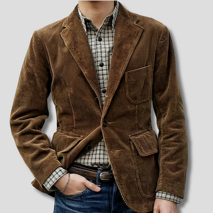 Conjunto elegante de blazer y chaleco vintage