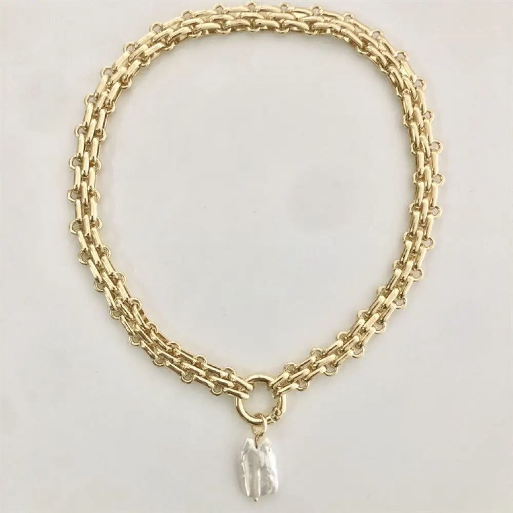 Enskier – Statement Necklace for Women in Stainless Steel