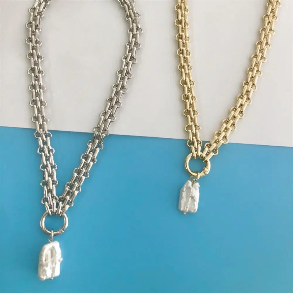 Enskier – Statement Necklace for Women in Stainless Steel