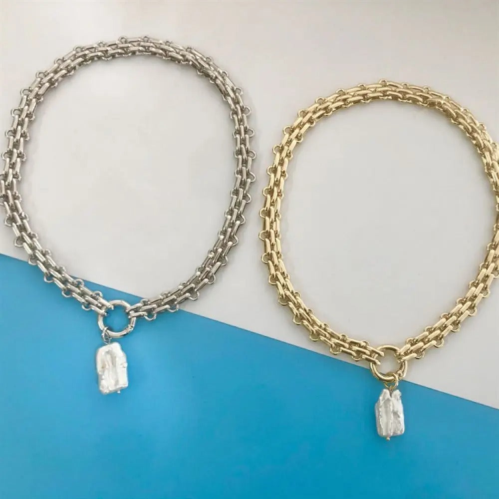 Enskier – Statement Necklace for Women in Stainless Steel