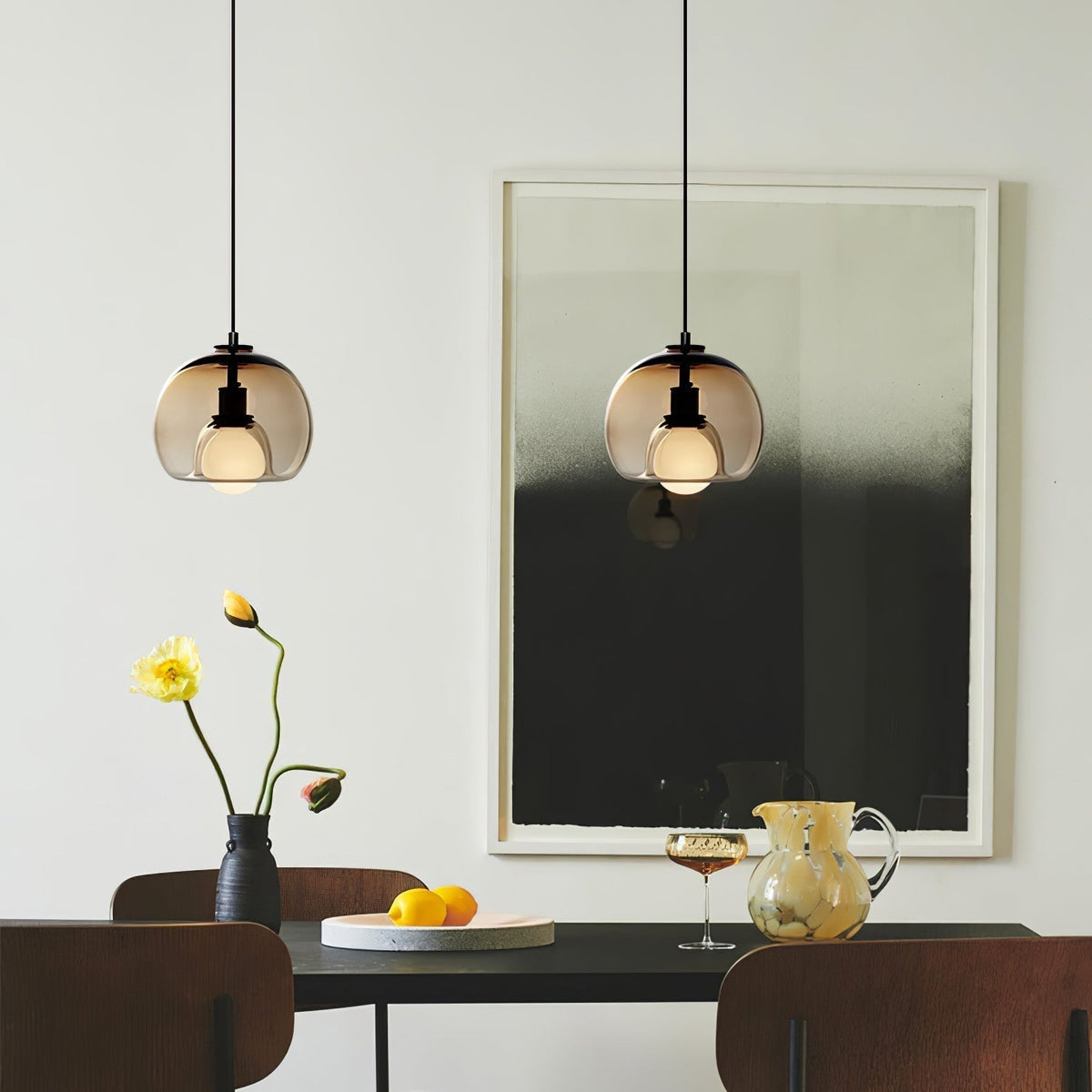 Minimalist Ceiling Light with Warm Light
