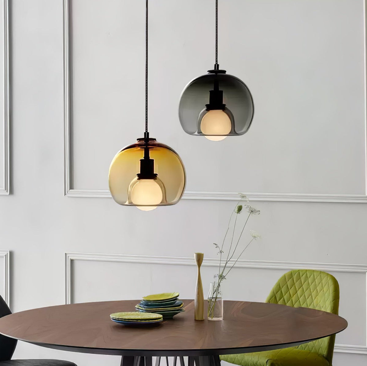 Minimalist Ceiling Light with Warm Light
