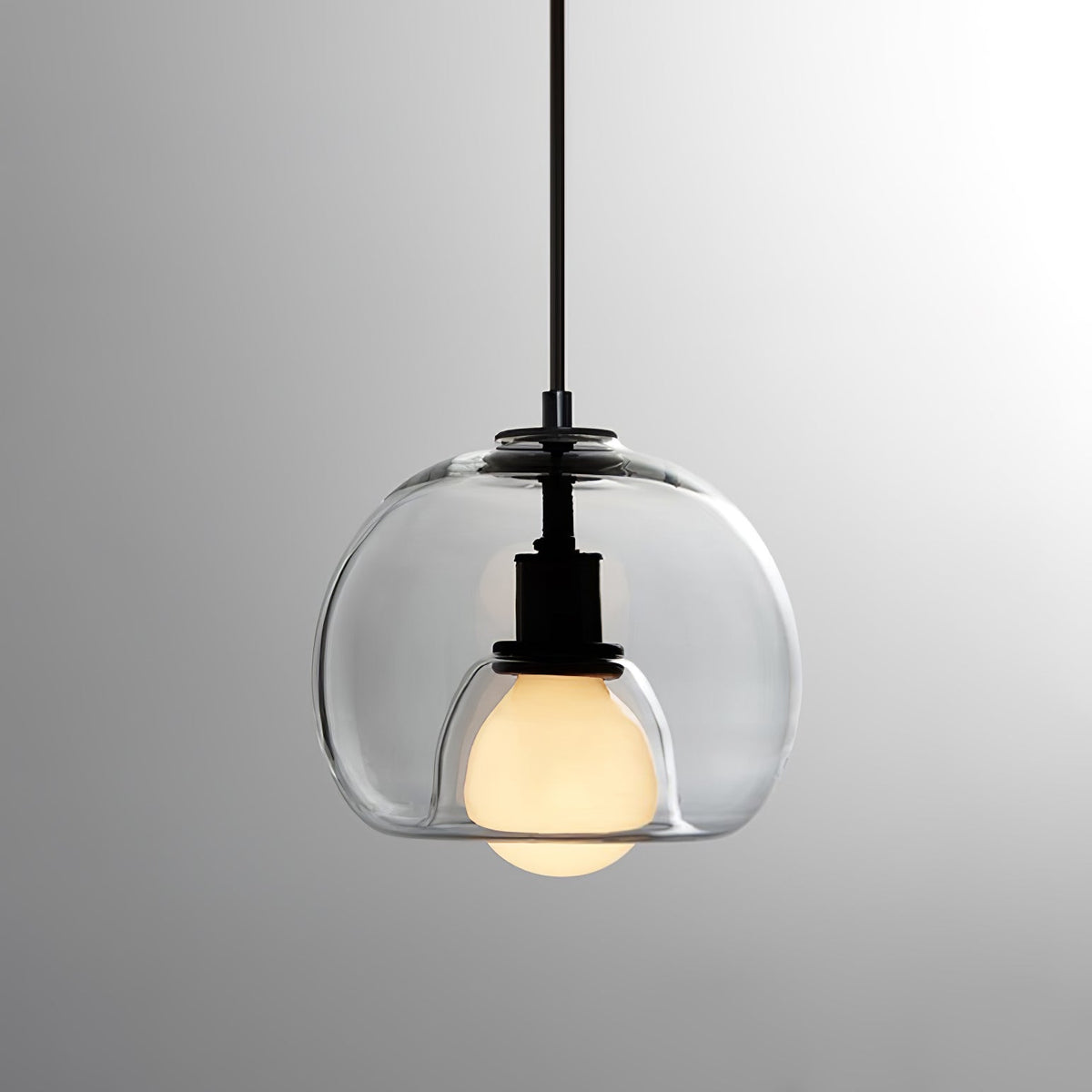 Minimalist Ceiling Light with Warm Light