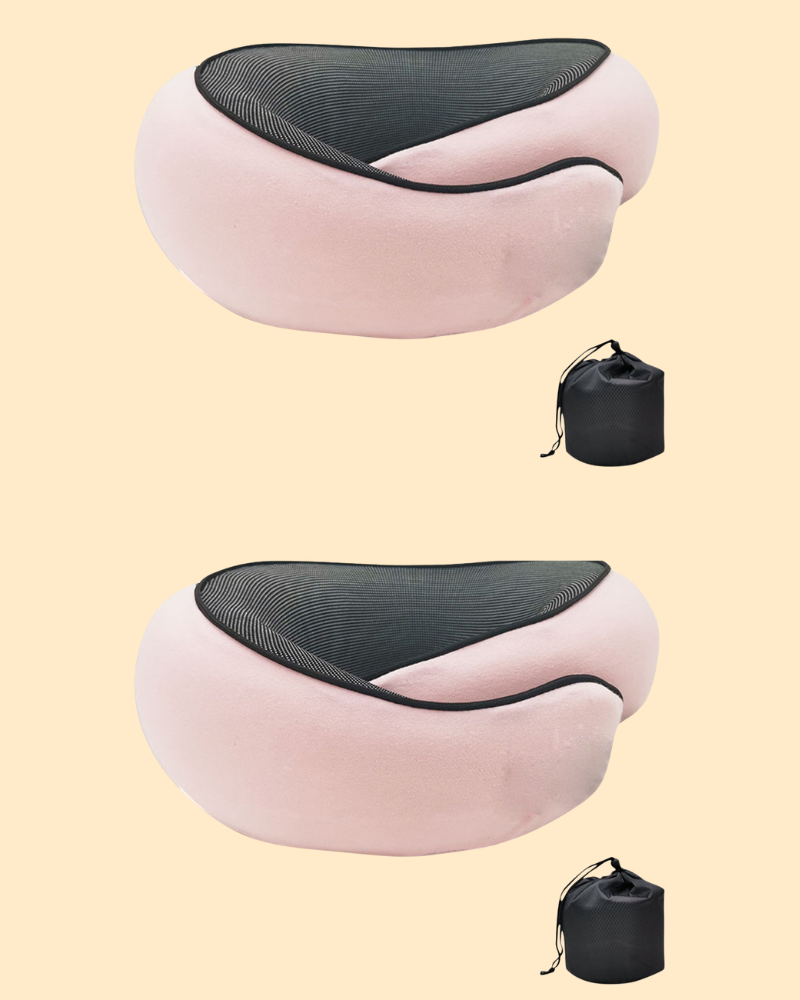 Ergonomic Travel Neck Pillows with Memory Foam