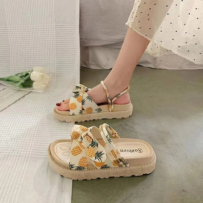Ergonomic Women's Slippers with Thick Sole