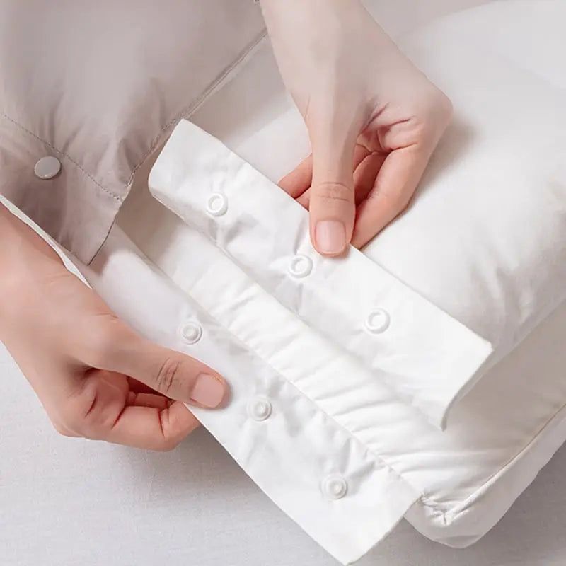 Ergonomický nastavitelný unisex polštářek pod krk s dvojitou vrstvou na cesty