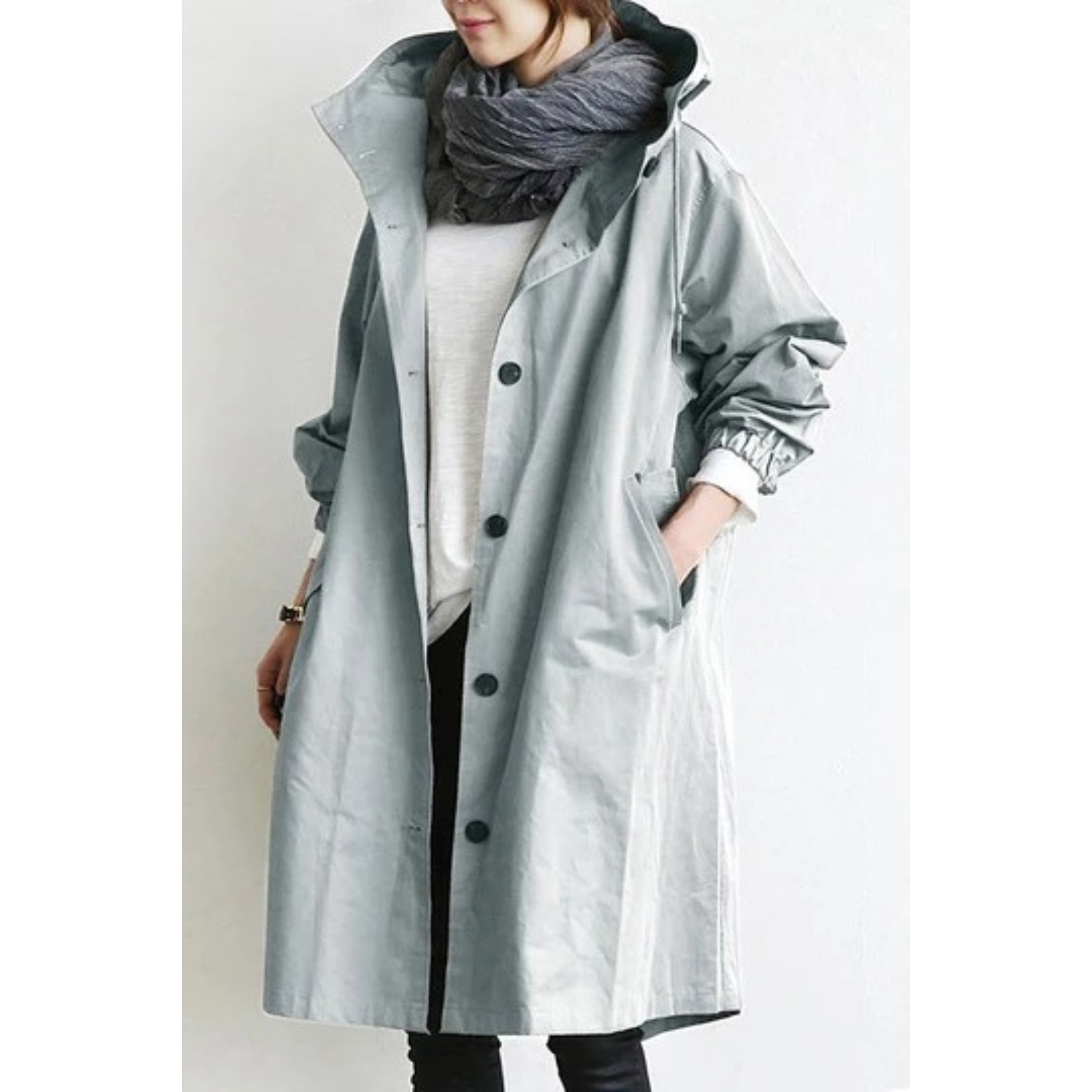 Esmée | Long ladies' trench coat in various colours