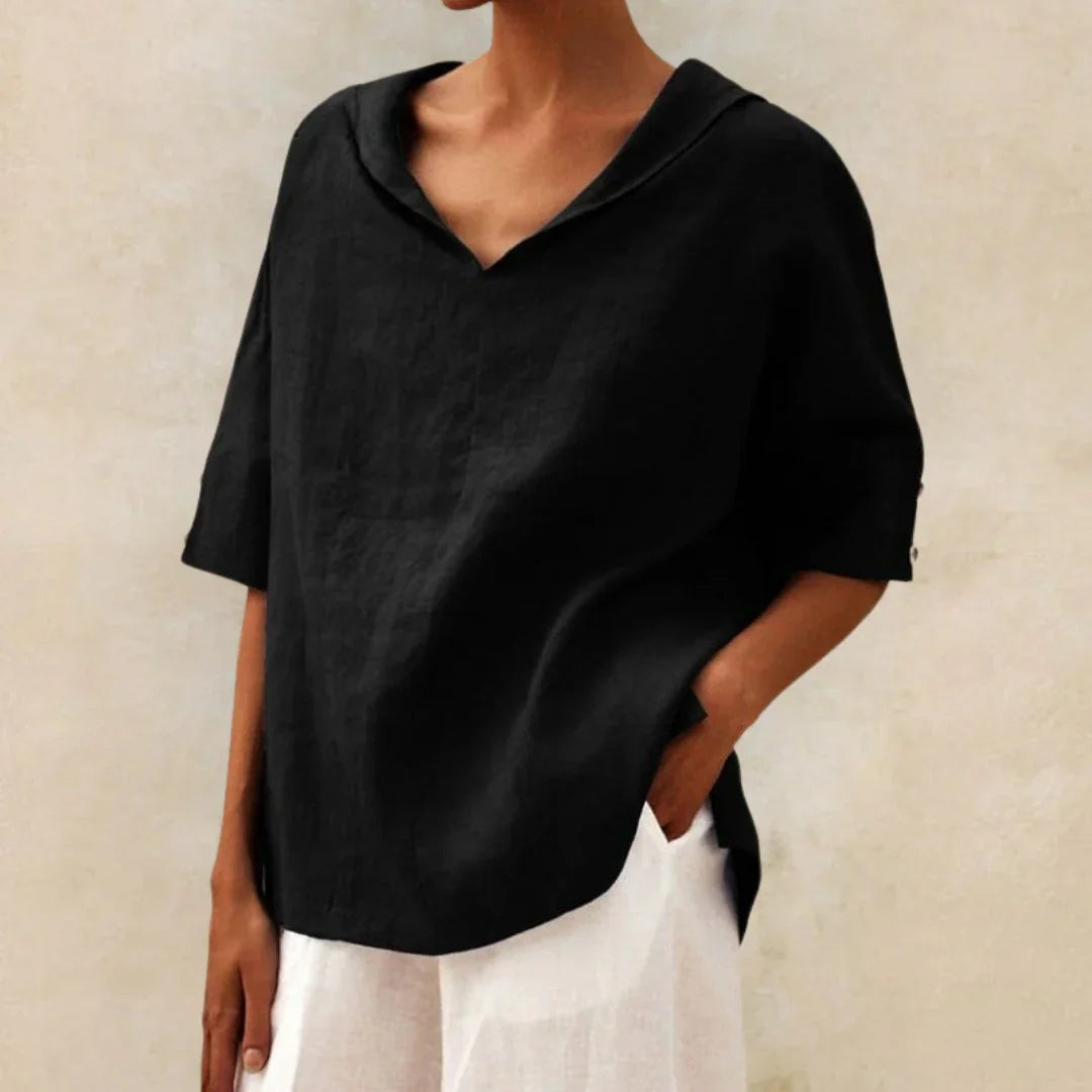 Essential linen shirt for women in summer