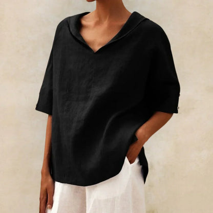 Essential linen shirt for women in summer