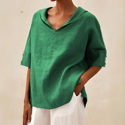 Essential linen shirt for women in summer