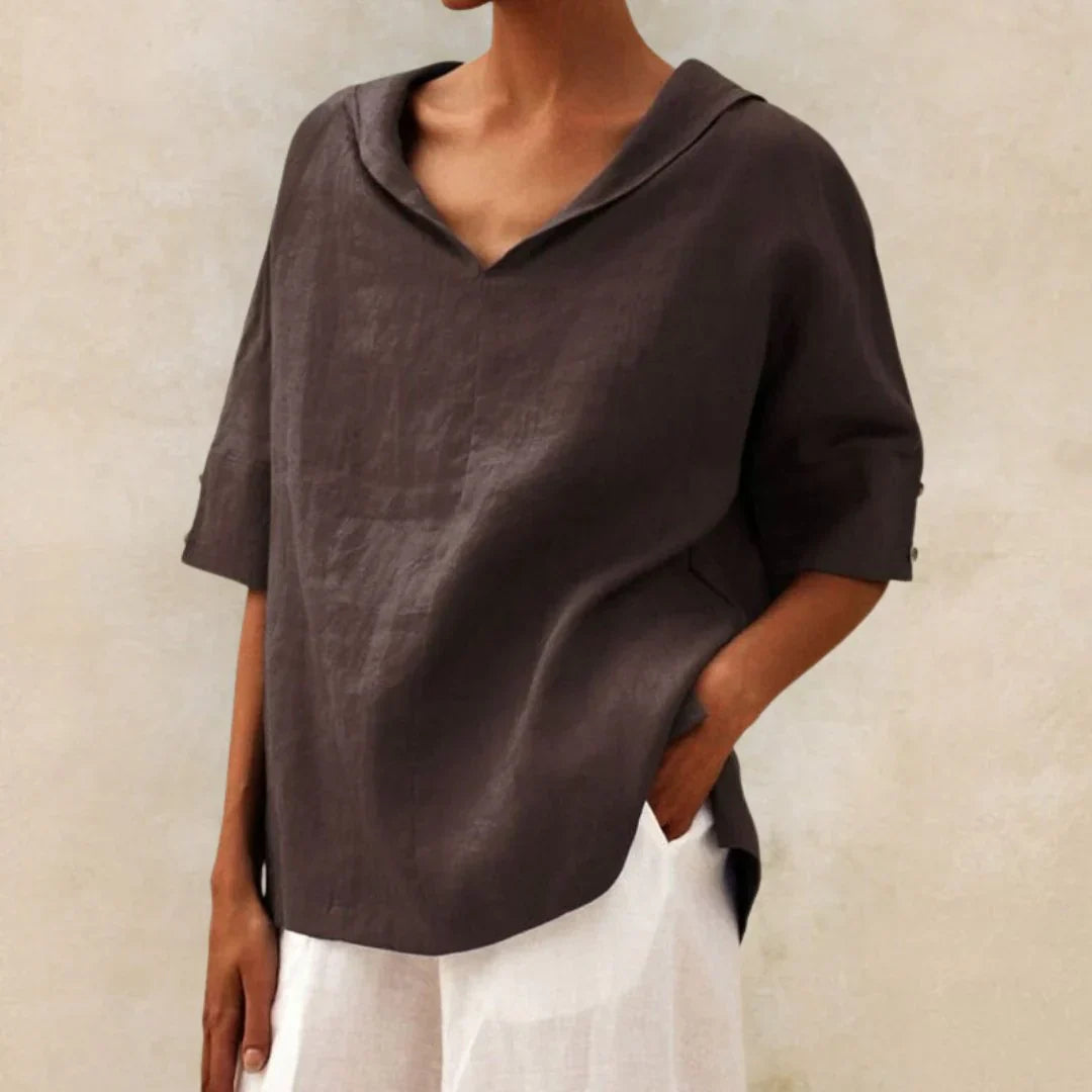 Essential linen shirt for women in summer