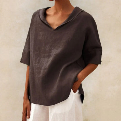 Essential linen shirt for women in summer