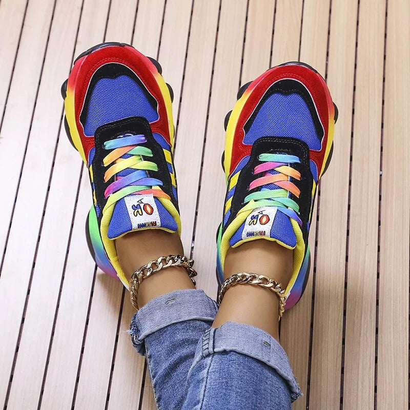 Eva | Comfortable Multicoloured Sneakers