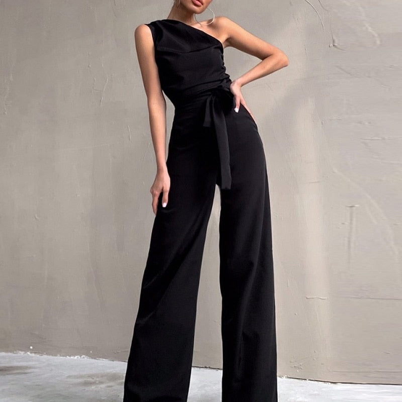 Eva | Elegant jumpsuit with one shoulder