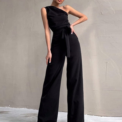 Eva | Elegant jumpsuit with one shoulder
