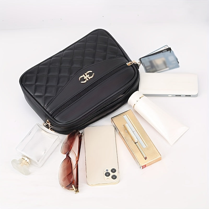 Eva | Large Multicoloured Shoulder Bag with Fashionable Design