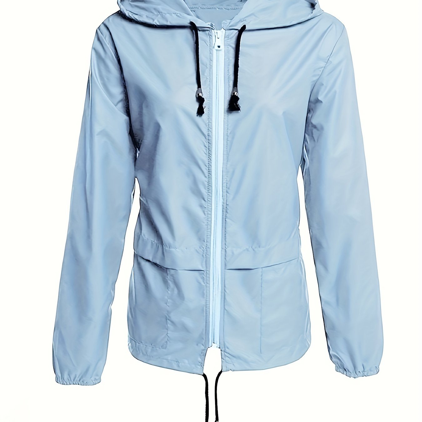 Eva | Plain Colour Windbreaker with Long Sleeves