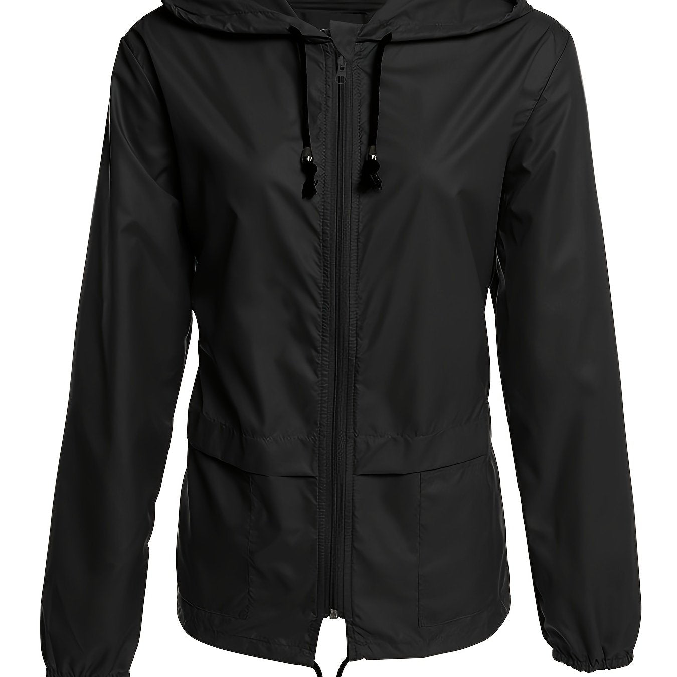Eva | Plain Colour Windbreaker with Long Sleeves