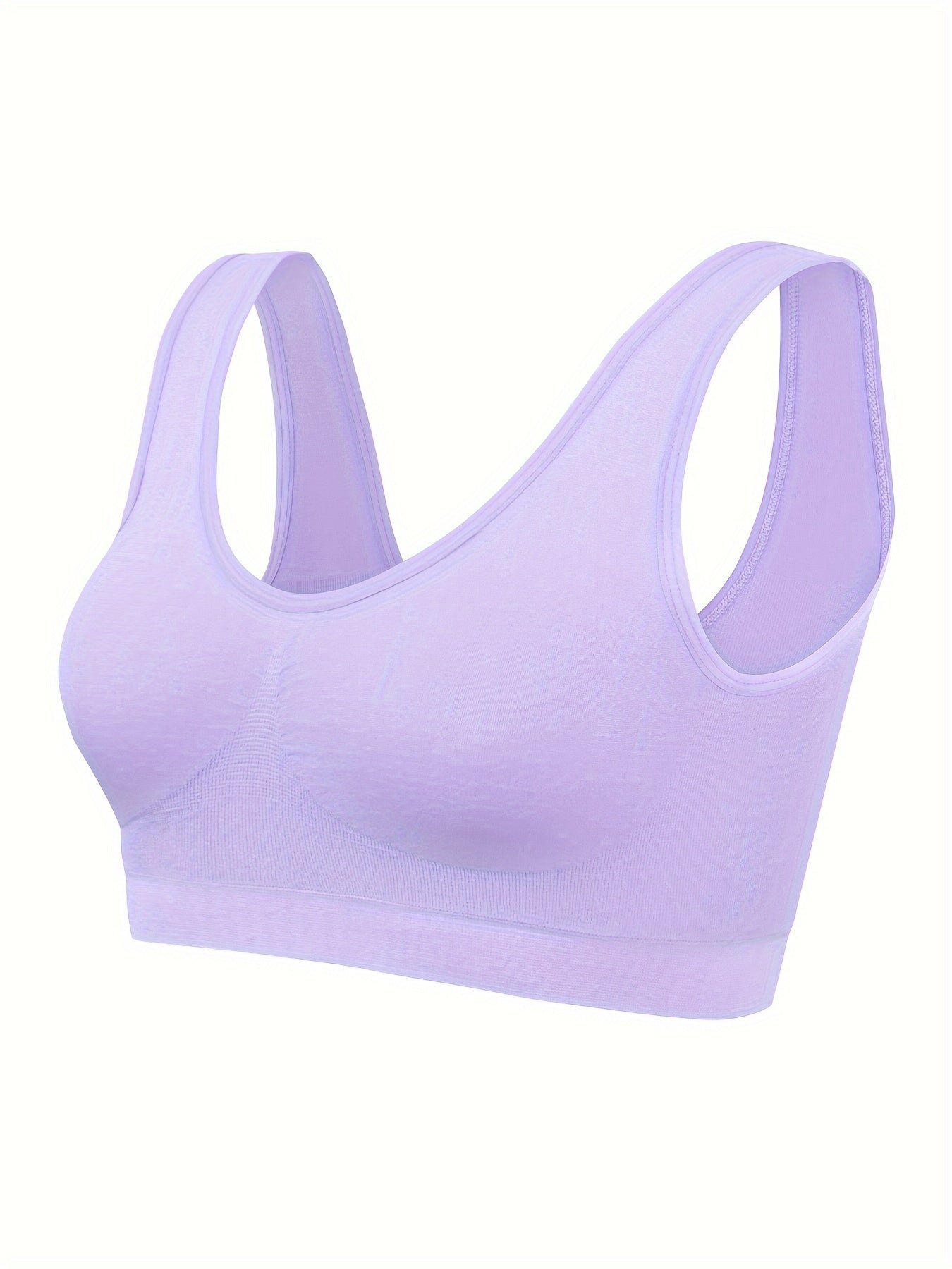 Eva | Set of 3 Plain Tank Tops and Seamless Sports Bra