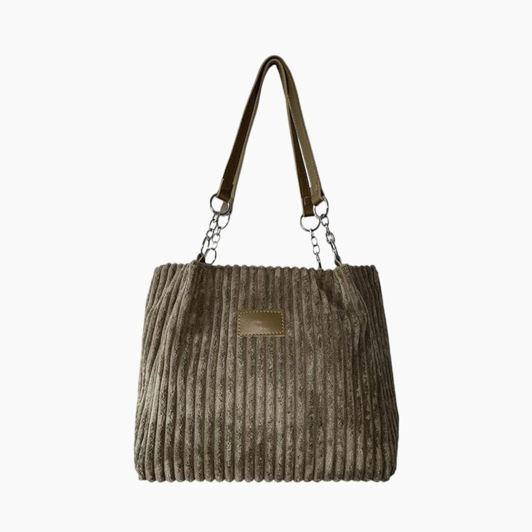Eva | Stylish Shoulder Bag in Black Leather