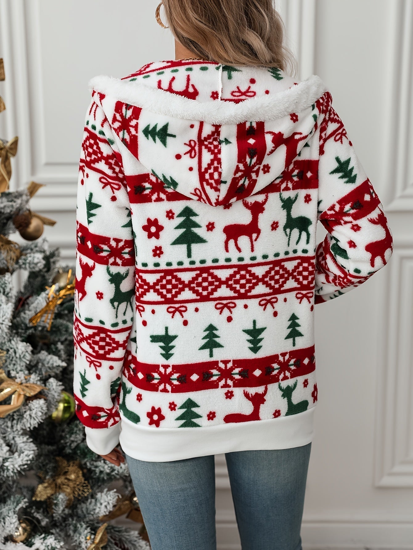 Evelien | Festive Christmas Hooded Ladies' Jacket
