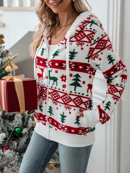 Evelien | Festive Christmas Hooded Ladies' Jacket